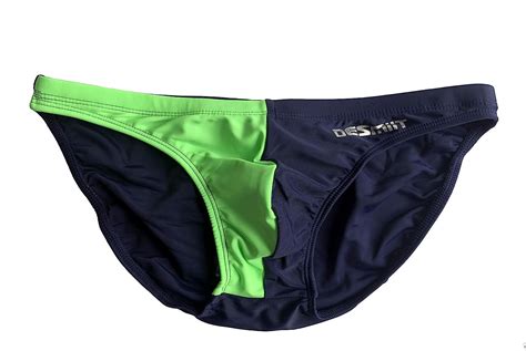 Desmiit Mens Low Rise Swimwear Colorant Match Swimming Brief Bikini Amazonca Clothing
