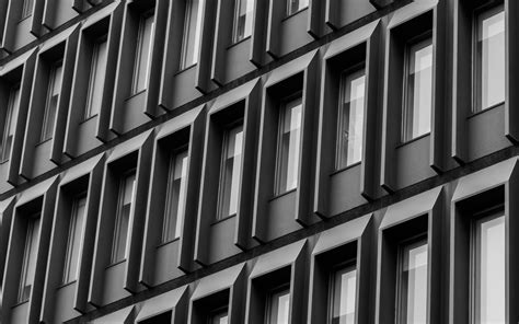 Download Wallpaper 3840x2400 Building Facade Windows Architecture