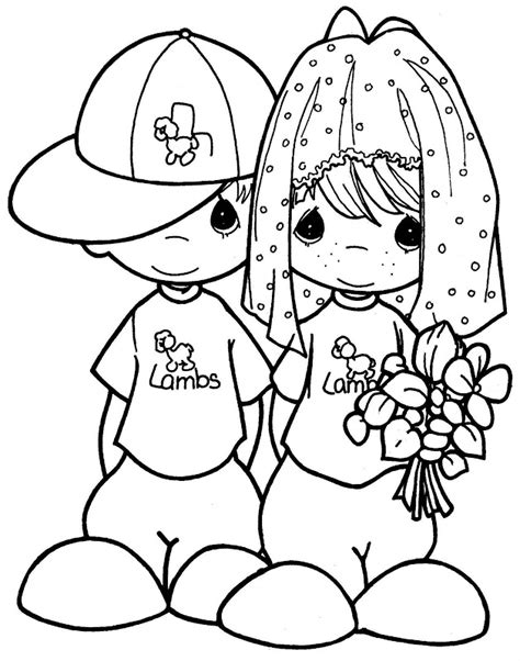 Precious Moments Couples Coloring Pages At Free Printable Colorings Pages To