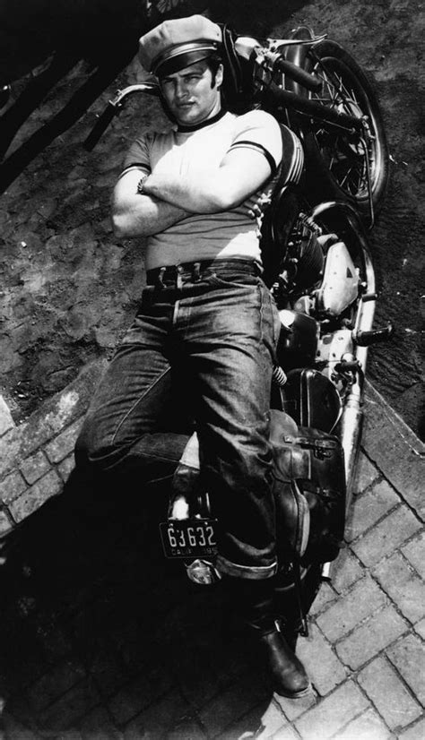 The wild one is a 1953 american film noir crime film directed by lászló benedek and produced by stanley kramer. Marlon Brando on the set of The Wild One (1954 ...