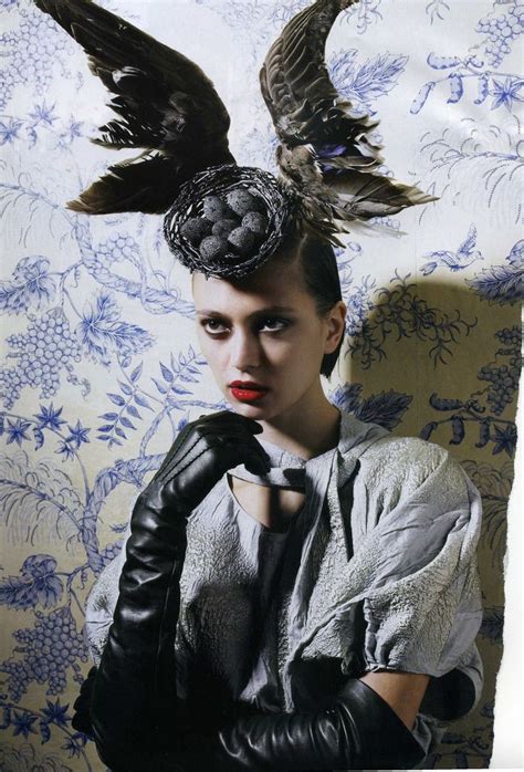 Pathological Bird Hat By Alexander Mcqueen As Shown In Vogue Philip Treacy Hats Hats Vintage