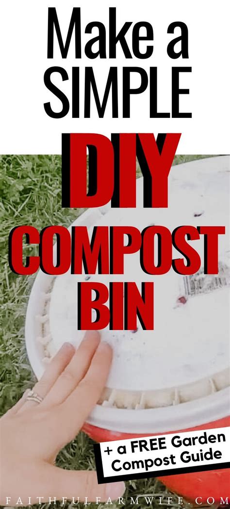 Simple five gallon bucket toilet. DIY Compost Bin with a 5 Gallon Bucket in 2020 (With ...