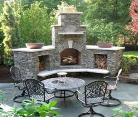 Nice 55 Graceful Outdoor Fireplaces Ideas For Backyard More At