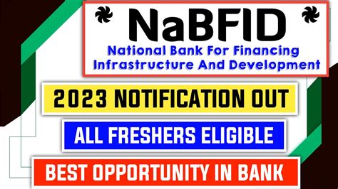 NaBFID 2023 Notification Out Official YouTube