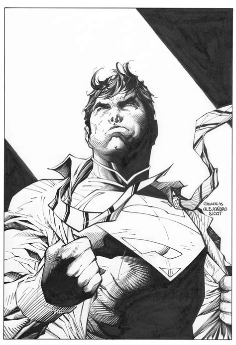 Jim Lee Superman Wondercon By Boysicat Comic Book Artists Comic Book