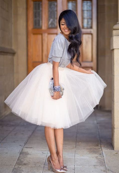 How To Wear Tulle Skirt Cute Outfits With Tulle Skirts