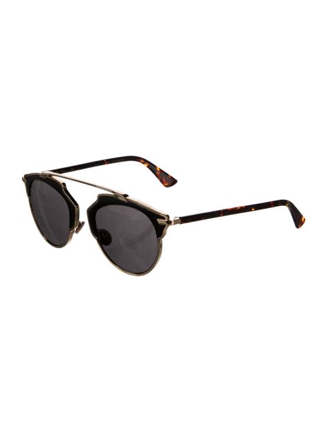 Christian Dior Aviator Tinted Sunglasses Brown Sunglasses