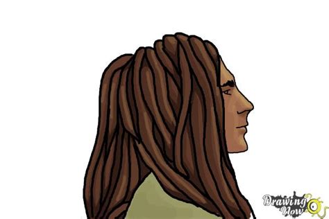 How To Draw Dreadlocks Drawingnow