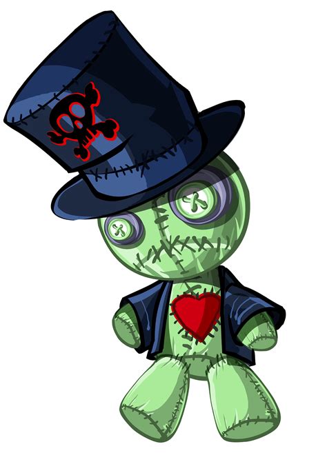 A Cartoon Zombie With A Top Hat And Eye Glasses Holding A Heart In His Hand
