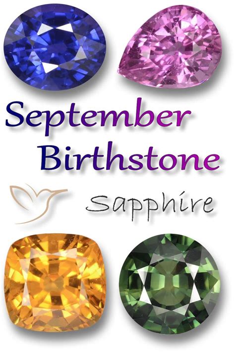 September Birthstone Sapphire Comes In Almost Every Color September