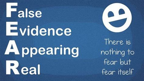 Fear False Evidence Appearing Real