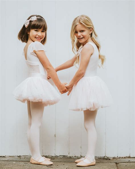 Tutus On Time For Ballet These Two Little Ballerinas Are Ready To