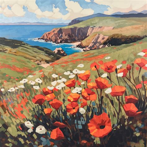 Coastal Poppies — Jim Musil Painter