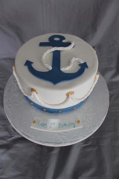 Nautical Themed Birthday Cake