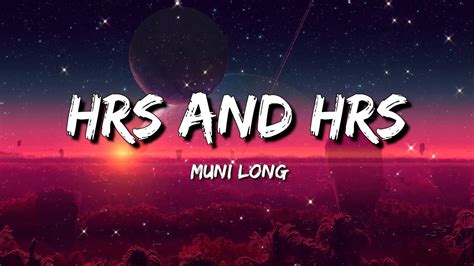 Muni Long Hrs And Hrs Lyrics Youtube