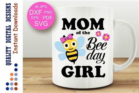Download Mom of the Birthday Girl SVG Happy Birthday shirt design (129877) | SVGs | Design Bundles