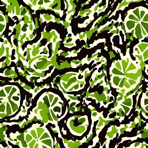 Lime Green Camouflage Pattern · Creative Fabrica