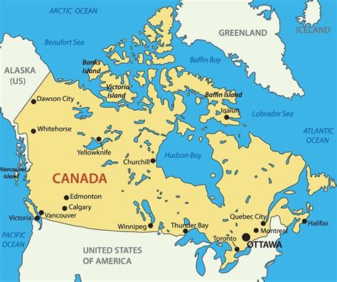 Map Of Canada And Flag Canada Provinces Administrative And 3d Map