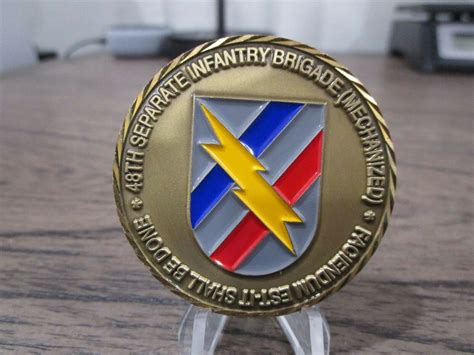 Us Army 48th Ibct 48th Separate Infantry Brigade Mech Challenge Coin