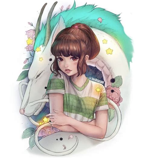 Toshiasan Art On Instagram “spirited Away Art I Did A Few Months Back ️ Sorry For The Repost
