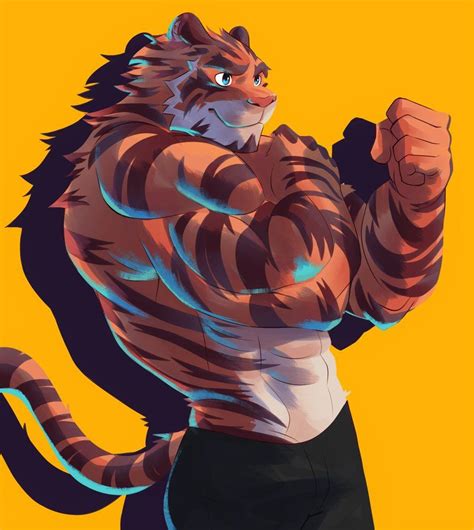 Bold Tiger 🐯 Anime Furry Male Furry Anthro Furry