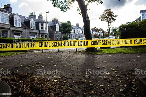 Crime Scene Tape Stock Photo - Download Image Now - iStock