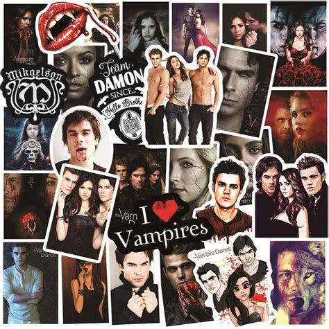 The Vampire Diaries Stickers50pcs Classic Tv Show Stickers