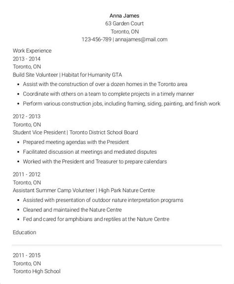 Writing your first resume is an exciting moment as a new professional. 44+ Sample Resume Templates | Free & Premium Templates