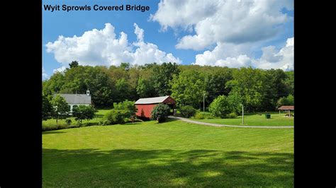 Wyit Sprowls Covered Bridge West Finley Pa Youtube
