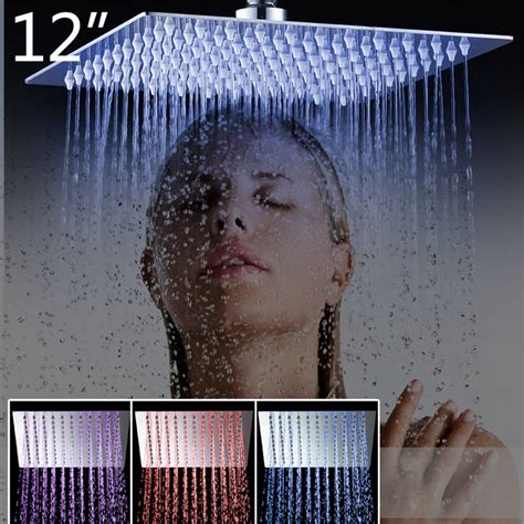 Yanksmart 3 Colors Led Perfect Luxury Hot Sale Led Square Rain 12