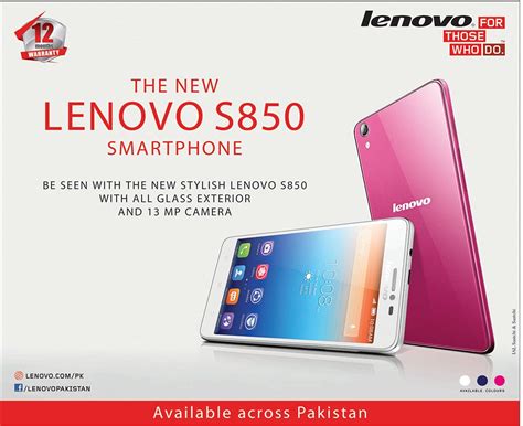 Lenovo S850 Smartphone Price In Pakistan Specification Pictures