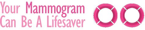 Your Mammogram Can Be A Lifesaver