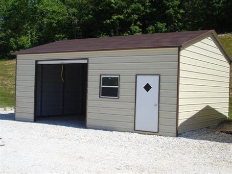 Garage Boxed Eave Roof 22w X 26l X 9h Side Entry