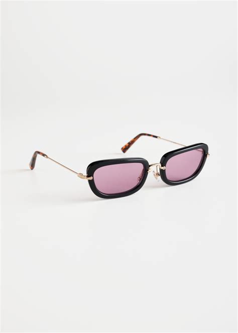 Squared Thick Frame Sunglasses Sunglass Frames Sunglasses Pink