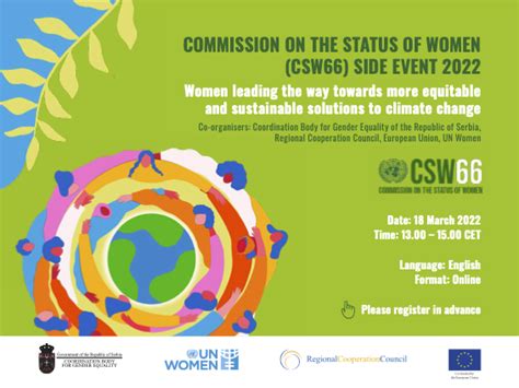 Csw66 Side Event Western Balkans Women Leading The Way Towards More Equitable And Sustainable