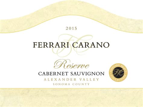 Maybe you would like to learn more about one of these? Ferrari-Carano Reserve Cabernet Sauvignon 2015 | Wine.com