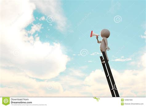 Announce your success stock illustration. Illustration of ...
