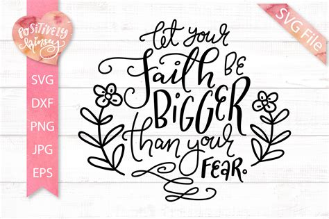 Faith SVG DXF PNG EPS JPG Christian Bible Verse Quote SVG