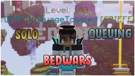 Solo Queuing Doubles Hypixel Bedwars Youtube