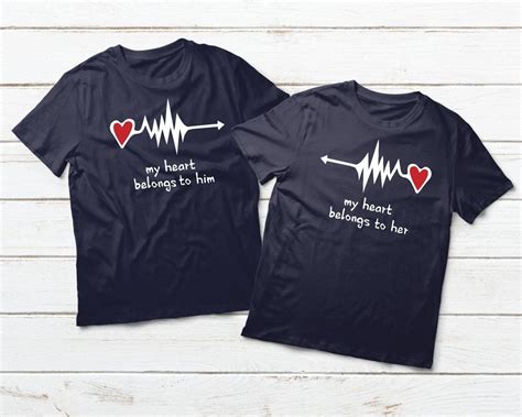 Wedding Gift Couples Matching Shirts His and Hers Love Gift | Matching couple shirts, Matching ...