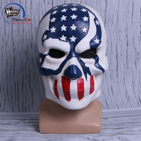 The Purge 3 Mask Election Year National Flag Mask Cosplay