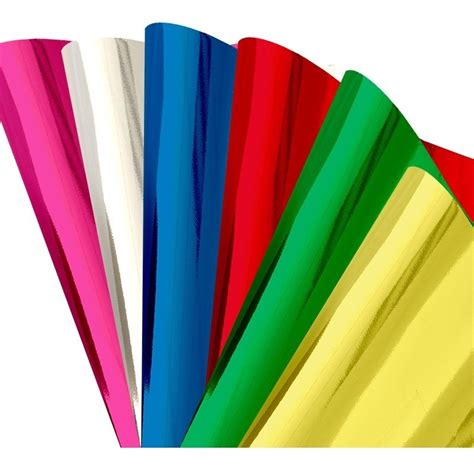 350 Hojas Papel Metalico Liso Colores A Elegir 53cm X 70cm Cmc
