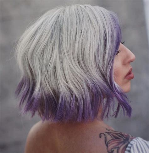 30 best purple hair ideas for 2020 worth trying right now hair adviser grey hair with purple