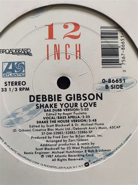 Debbie Gibson Shake Your Love 12 Lp Vinyl Used Borderline Music