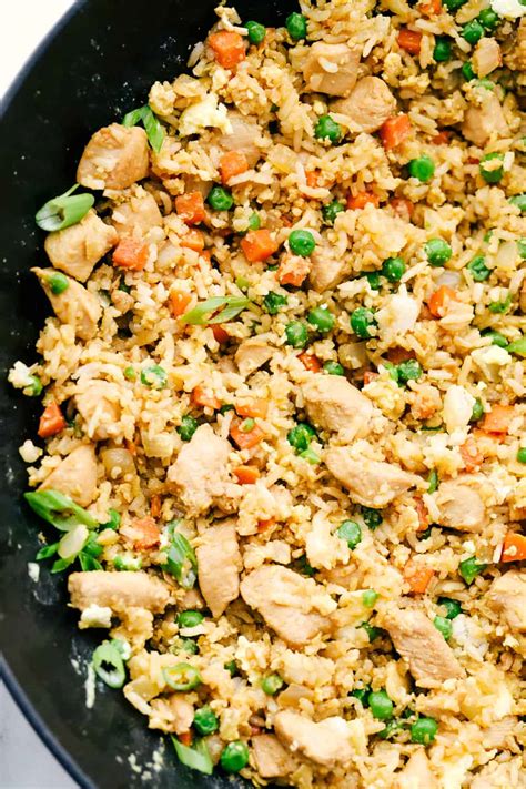 Jul 16, 2016 · i didn't have the rice vinegar, fresh ginger or scallions. Better than Takeout Chicken Fried Rice | The Recipe Critic