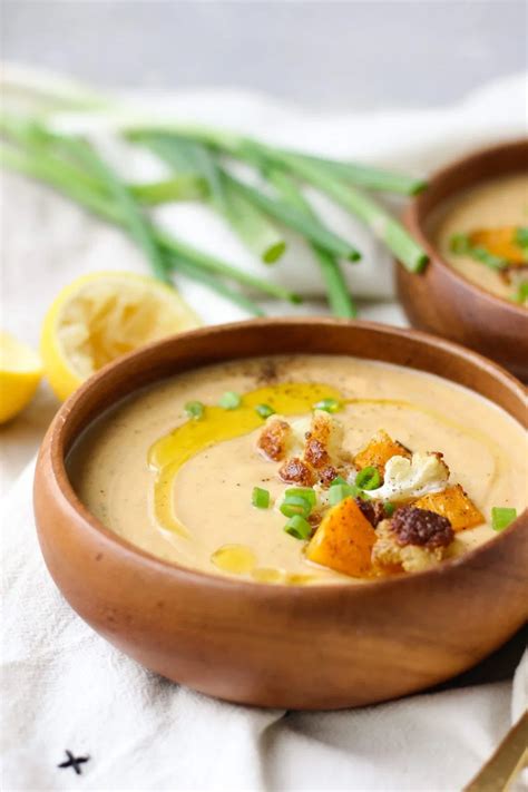 Butter, pumpkin pie spice, black pepper, brown sugar, butternut squash and 1 more. Creamy Butternut Squash Cauliflower Soup ...