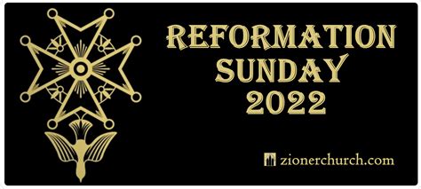 Reformation Sunday 2022 Zion Evangelical And Reformed Church