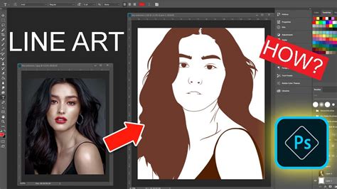 Lineart Art Tutorial Adobe Photoshop Youtube