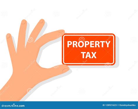 Property Tax Concept Stock Vector Illustration Of Investment 128921623