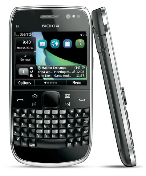 Nokia E6 Unlocked With Touchscreen Qwerty Keyboard Easy E Mail Setup